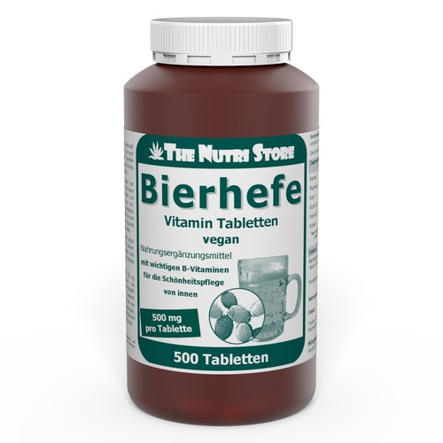 Bierhefe 500 vegane vitamin - mg,