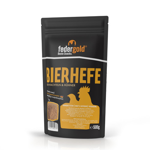 Federgold bierhefe 500g für - federgold,