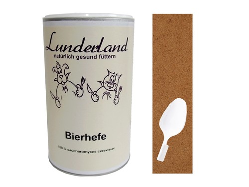 Lunderland bierhefe 700g - bierhefe,
