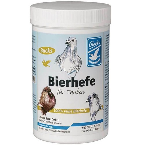 Backs bierhefe für - backs, tauben