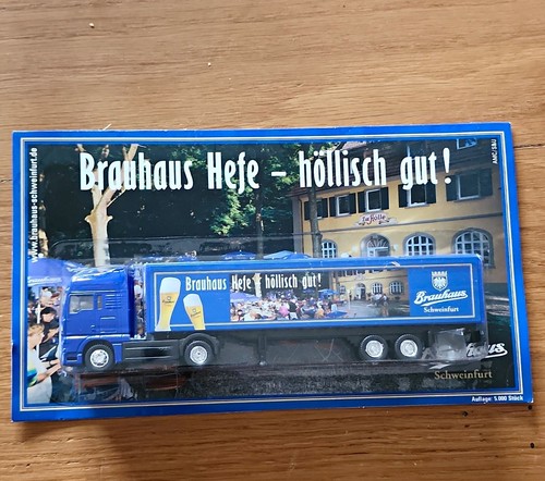 Brauhaus hefe bier - brauhaus, bier-werbetruck